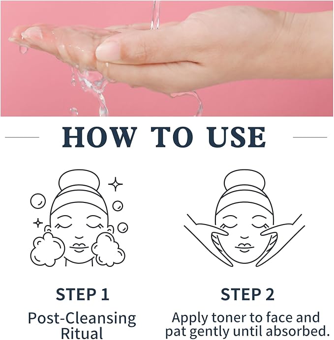 MISSEDSEN Rose Water Face Toner, 10.1Fl oz & Travel Size 3.4Fl oz