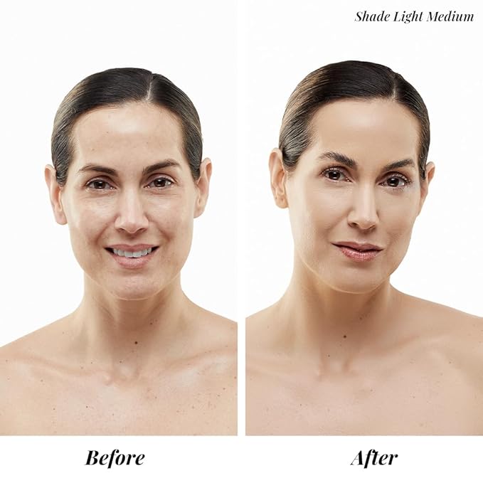 MagicMinerals AirBrush Foundation Set by Jerome Alexander – 3pc Set Includes Primer, Foundation and Kabuki Brush - Spray Makeup with Anti-aging Ingredients for Smooth Radiant Skin (Warm Beige)