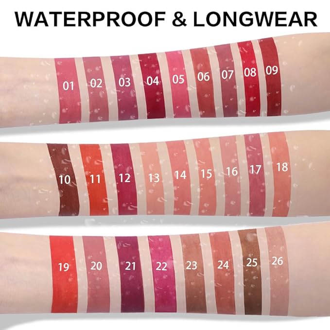 BINGBRUSH Matte Lip Crayon Set – Longwear, Waterproof, Velvet Finish, Built-in Sharpener, Smooth Lip Liner & Gloss (03#+22#, 2 Count (Pack of 1))