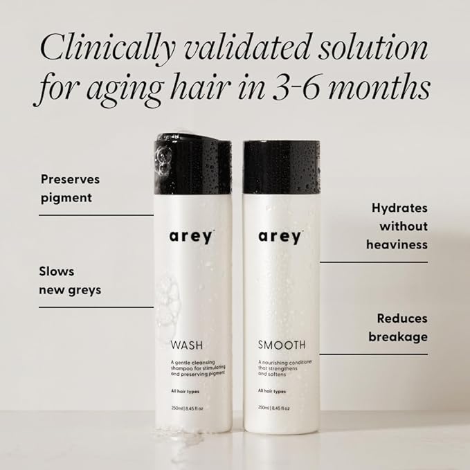 Arey Shower Duo, Reduces Signs of Aging Grey Hair, 2 Pack