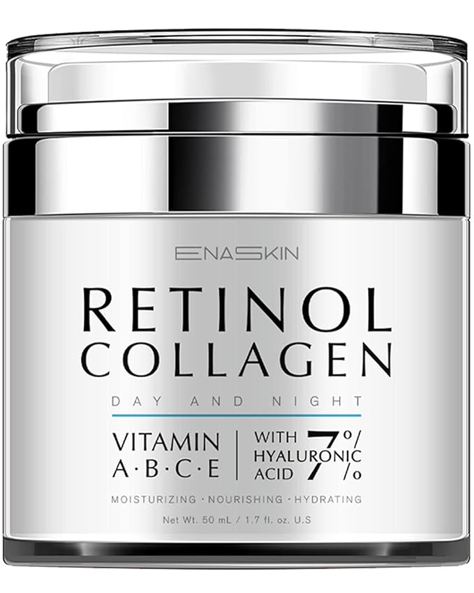 EnaSkin Retinol Collagen Face Cream for Wrinkles, Anti-Aging Moisturizer