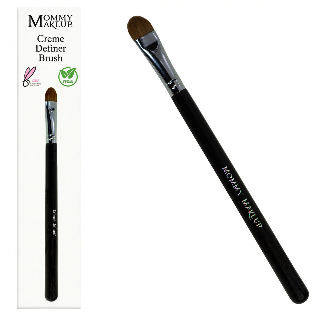 Creme Definer Eyeshadow Brush - Soft & Thick Synthetic Vegan Bristles