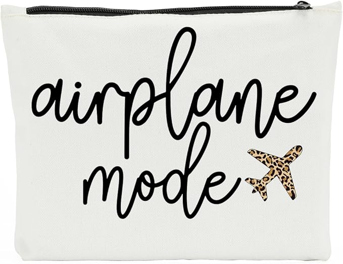 NBIAN Pilot Gift, Airplane Modeew4ewq Makeup Bag, Flight Attendant Gifts, birthdays Gifts, Christmas, Halloween Gifts, women, mom, daughter, sister, teacher, female Gifts.airplane travel essentials.