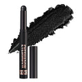 Euphily Matte Cream Eyeshadow Stick, Waterproof Eye Shadow Stick, Long-Lasting and Blendable High Pigmented Single Eyeliner Makeup for Women, 24 Black