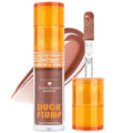 Metfdlaig Super Lustrous Lip Oil, Non-Sticky, Hydrating, Hypoallergenic, Waterproof, High Shine Finish (02# Warm Nude)