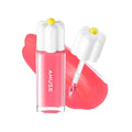 Amuse SEOUL Daisy Flower Dew Tint (02 BREEZE) - Glossy Moisturizing Lip Stain, Watery Glow Lip Tint, Long Lasting Color, Dewy Finish, Vegan, Korean Beauty Makeup