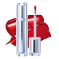 JUDYDOLL Ice Watery Lip Gloss, Moisturizing Liquid Lipstick with Hyaluronic Acid & Collagen,Long-lasting Mirror Lip Glazes with Iron Applicator(#07 Cherry Fizz, 2.4 Grams)