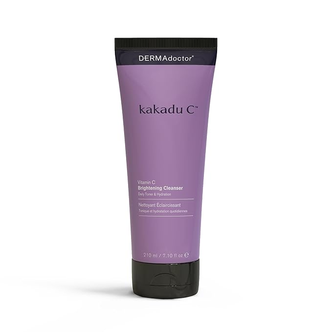 DERMAdoctor Vitamin C Face Wash, Daily 3-in-1 Kakadu Plum Cleanser, 7.1 oz