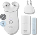 NUFACE Trinity+ Facial Massager + Lip & Eye Attachment - FDA-Cleared Face Sculpting Tool, Targeted Lift for Brows, Eyes & Lips, Reduces & Smooths Smile, Fine Lines - Microcurrent Facial Device