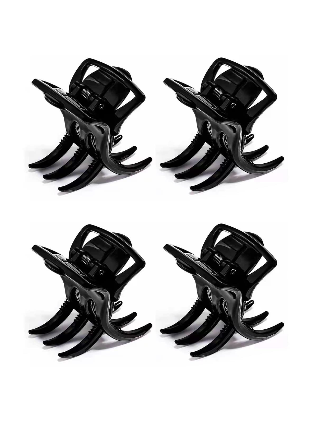 4 Pieces Hair Claw Clips,Morhom Big Size Hair Claws 2.0 Inch Hair Jaw Clip for Women Girls Thick or Medium Hair