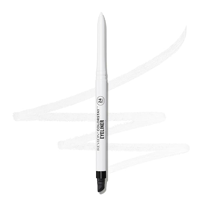 REVLON ColorStay Pencil Waterproof Eyeliner, 215 White, 0.01 oz