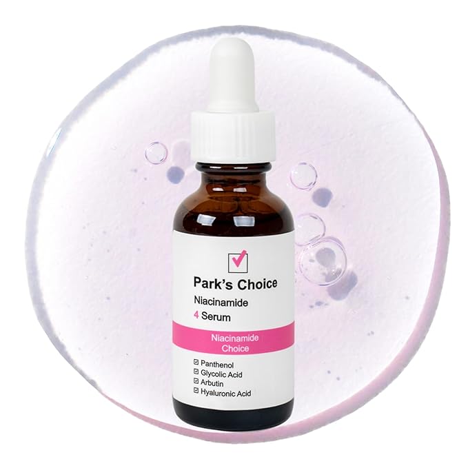 Niacinamide 4% Serum for Oily Skin | Pore Minimizing Serum & Oil Control Serum | Vitamin B12 Facial Serum for Dark Spots & Even Skin Tone | Korean Skincare | Park’s Choice