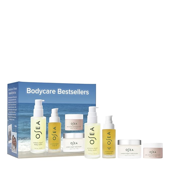OSEA Bodycare Bestsellers, 4-Piece Travel-friendly Set, Intense Hydration