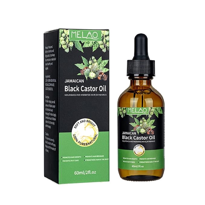 Hobaca Hair Strengthening Oil for All Hair Types (Black Castor Oil)
