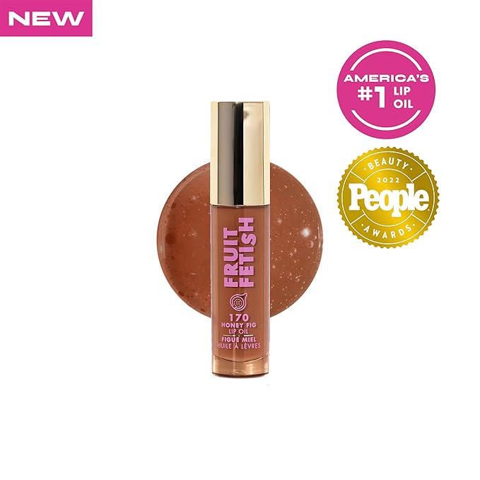 Milani Fruit Fetish Lip Oil, Tinted Hydrating Lip Gloss - Honey Fig