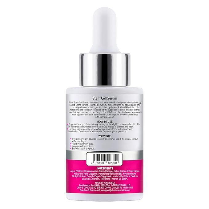Dernier Stem Cell Face Serum, 3% Stem Cells, Hyaluronic Acid Firming