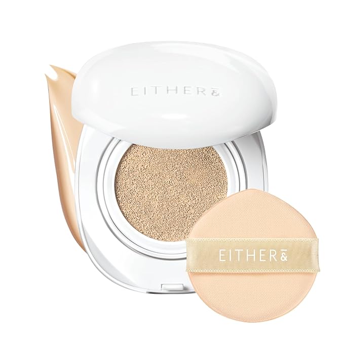 EITHER& Glow Pixel Cushion Foundation, Korean Skin Care, Make Up, 21P