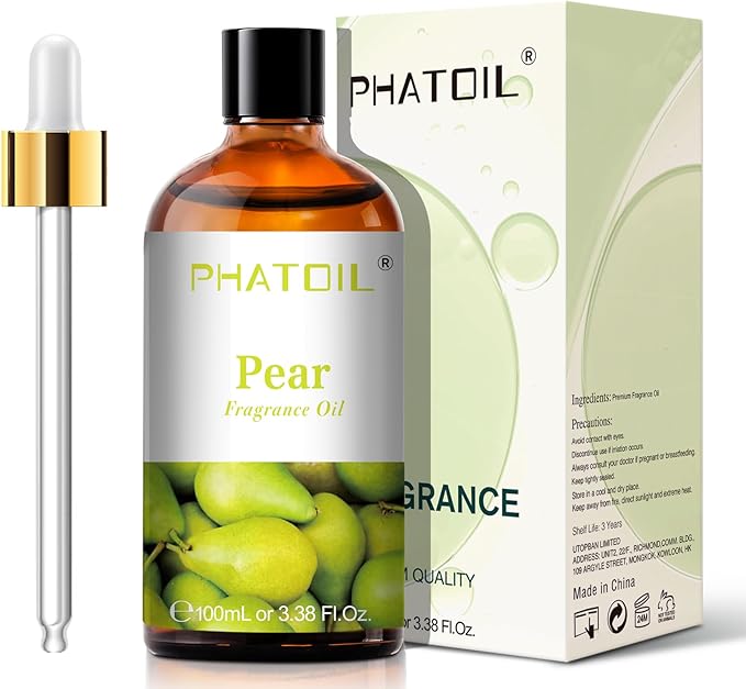 PHATOIL Pear Fragrance Oil for Diffuser Aromatherapy 3.38FL.OZ