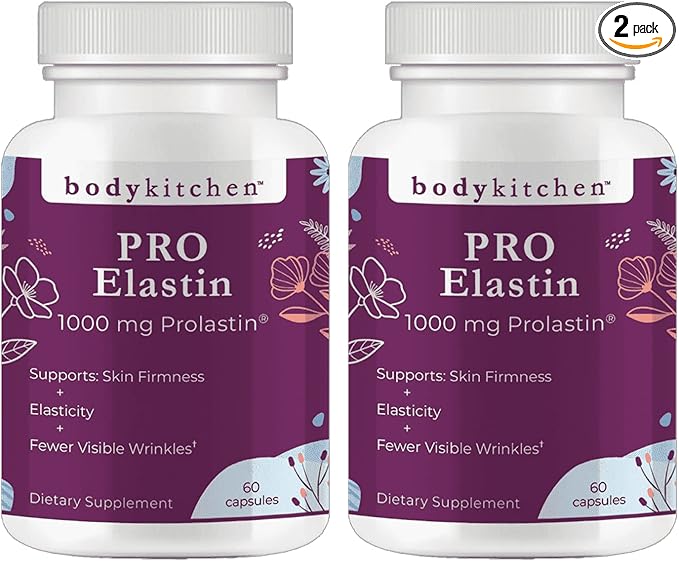 Body Kitchen Pro Elastin Peptides Supplement Marine-Derived, 2 Pack