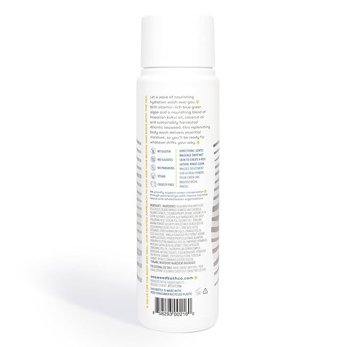 Seaweed Bath Co. Hydrate Body Wash, Citrus Vanilla, 12 oz
