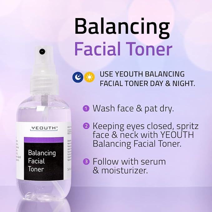 YEOUTH Balancing Alcohol Free Toner for Calm and Refreshed-Looking Skin