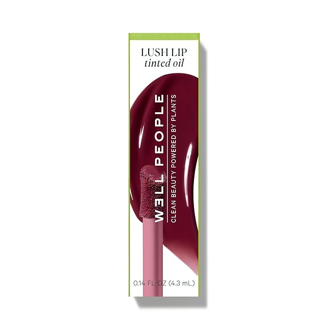 Well People Lush Lip Tinted Oil, Dewy Iris