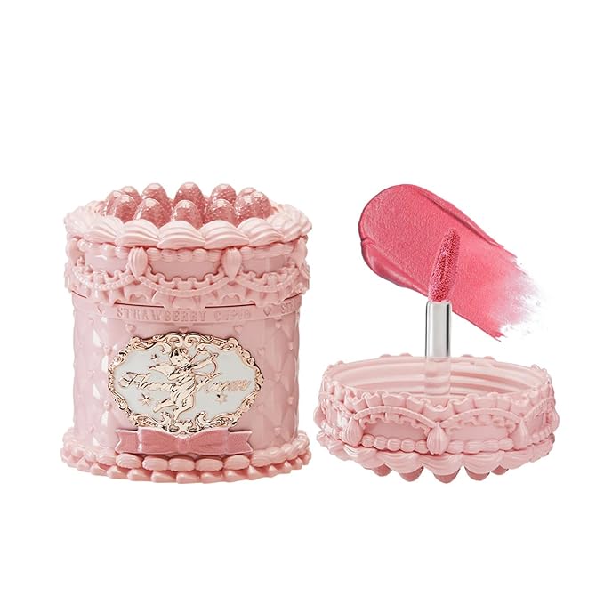 Flower Knows Strawberry Cupid Cake Lip Cream, Bright Rose Pink