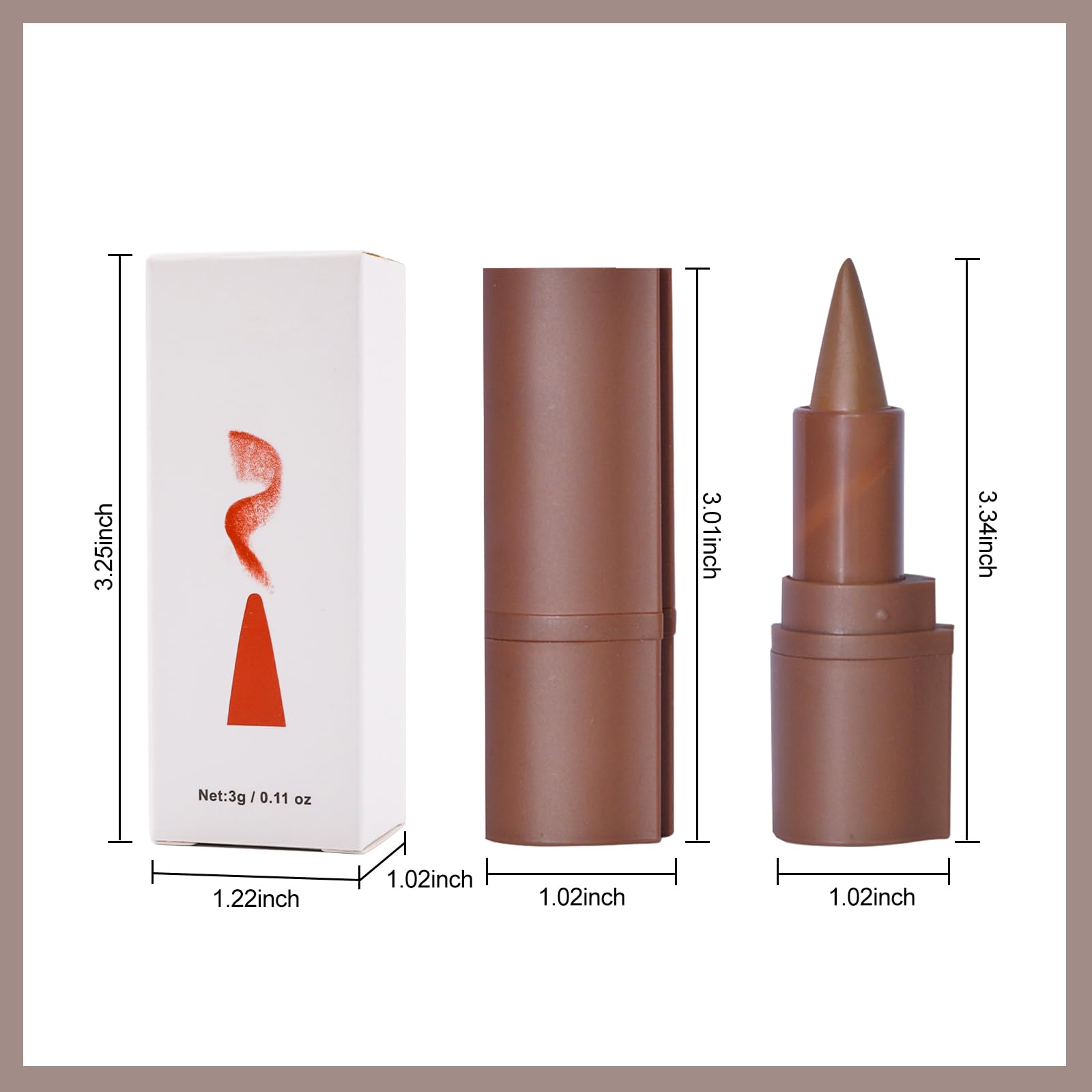 Erinde 2-in-1 Lip Liner and Lipstick Lip Combo Set, Matte Nude Dark Brown Red Lip Liner Creamy Lip Pencil Crayon, High Pigmented Long lasting Lipstick Makeup, 06# Coffee Bean