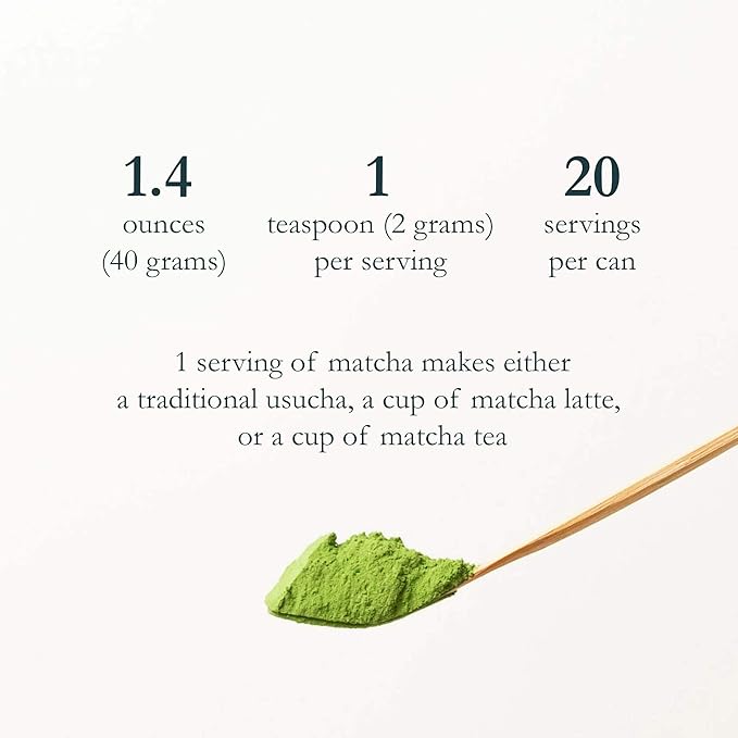 Naoki Matcha Organic First Spring Blend Matcha, 40g/1.4oz