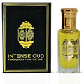 INTENSE OUD Platinum Sand Long Lasting Arabian Perfume Oils for Women 12ML (0.40 OZ) Fragrance Oil with Peach, Amber & Creamy Vanilla - Concentrated Perfume Oil & Valentines Day Gift With Black Box