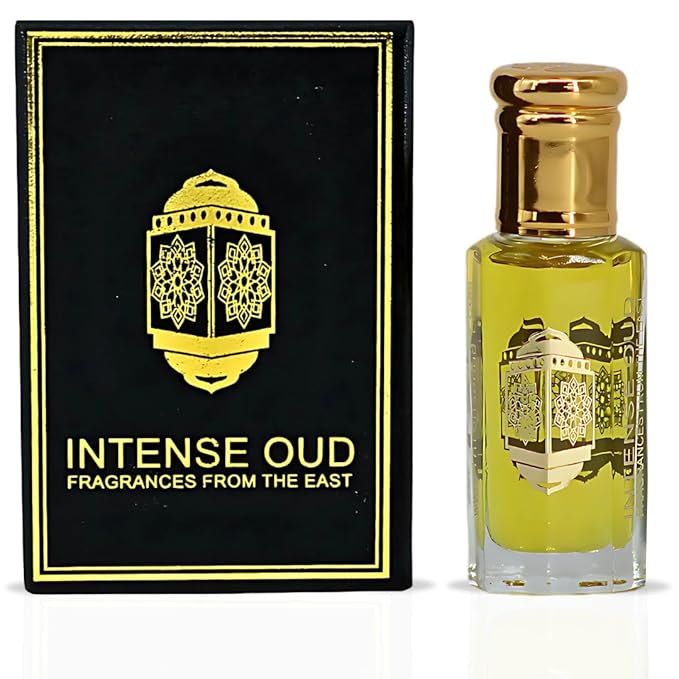 INTENSE OUD Platinum Sand Long Lasting Arabian Perfume Oils for Women 12ML (0.40 OZ) Fragrance Oil with Peach, Amber & Creamy Vanilla - Concentrated Perfume Oil & Valentines Day Gift With Black Box
