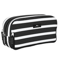 SCOUT 3-Way Cosmetic Bag - 3 Zipper Compartments - Fleetwood Black
