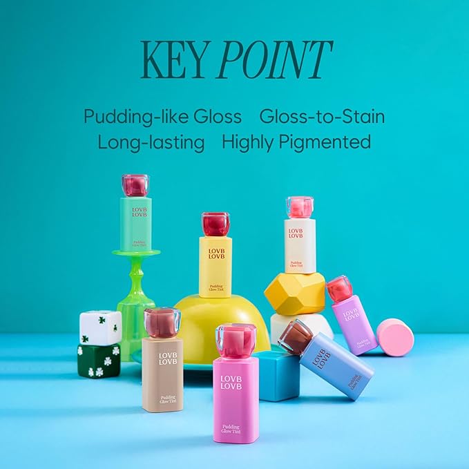 LOVB LOVB Pudding Glow Korean Lip Stain 0.14 oz. 07 COCO ROSE