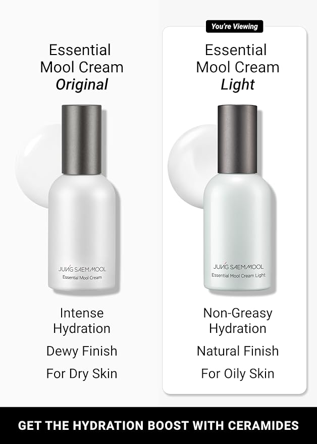 Mool Cream | Hydrating Primer for Glass Skin (Light, 1.69 Fl Oz)