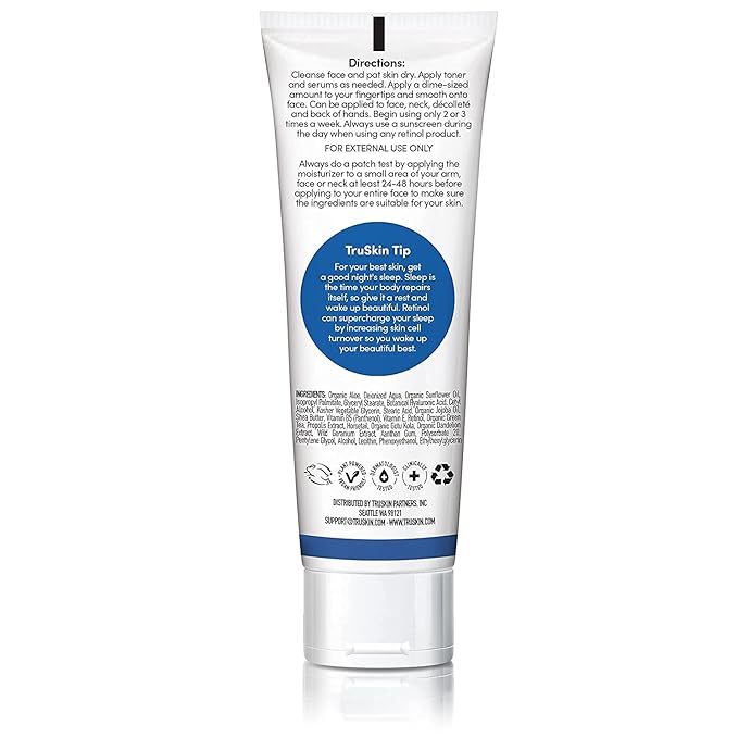 TruSkin Retinol Face Moisturizer with Hyaluronic Acid & Vitamin E, 4 fl oz