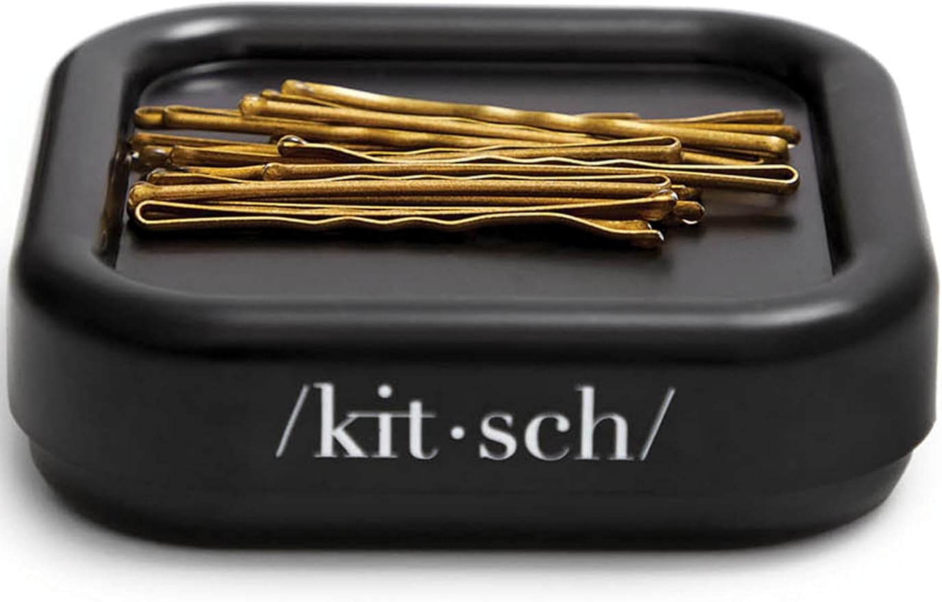 Kitsch Magnetic Bobby Pin Holder - Black, 1 Pc