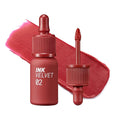 Peripera Ink The Velvet Lip Tint | Highly Pigmented, Longwear & Weightless Lip Tint | Smudge-Proof, Buildable Color for Lips & Cheeks | K-Beauty Makeup, Safe for Sensitive Lips (002 CELEB DEEP ROSE)