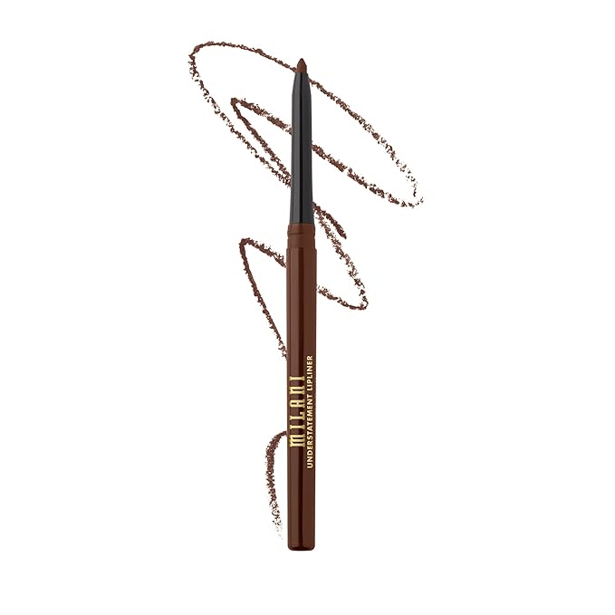 Milani Understatement Lipliner Pencil - Highly Pigmented Retractable Soft Lip Liner Pencil, Easy to Use Lip Makeup - Rich Cocoa