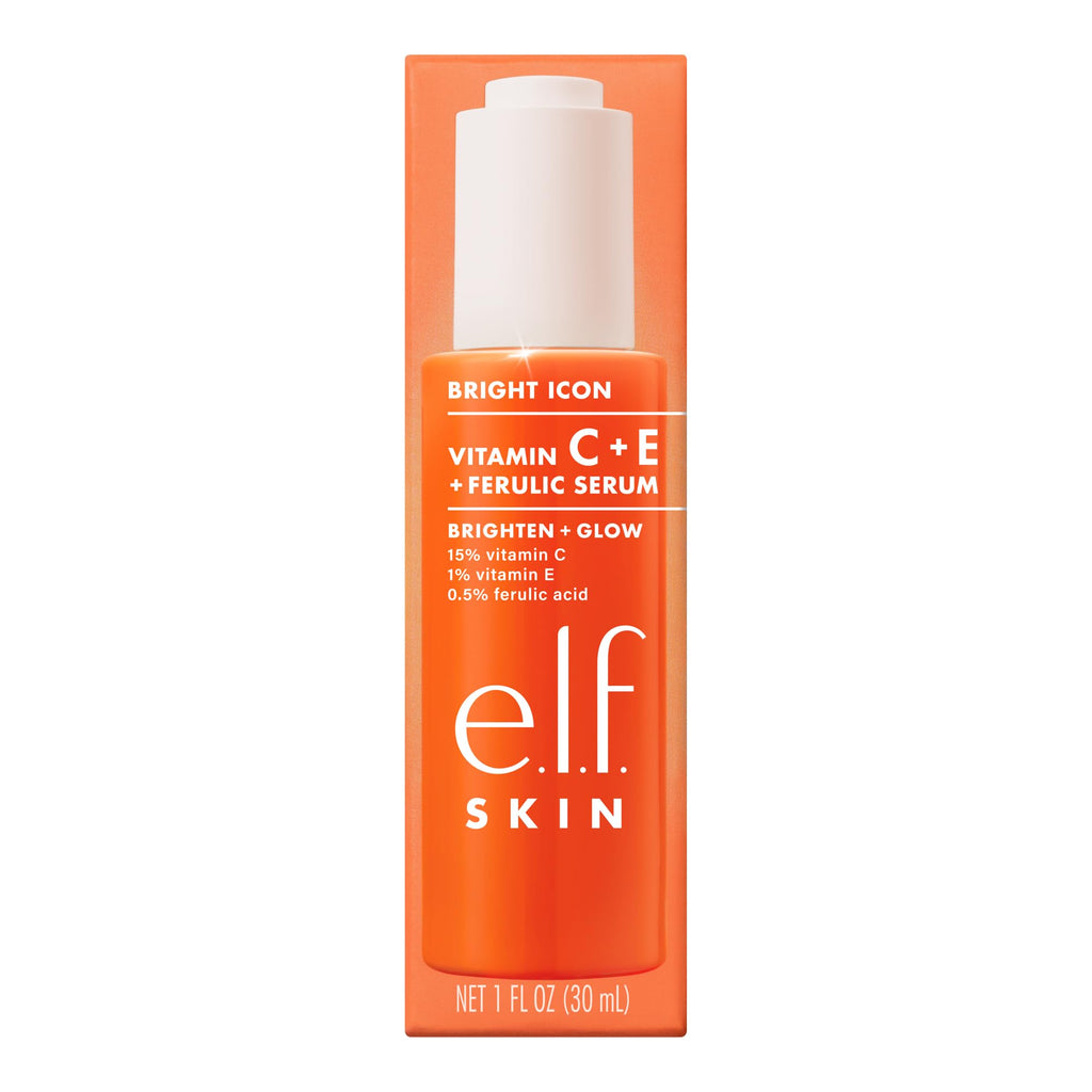 e.l.f. SKIN Bright Icon Vitamin C + E + Ferulic Serum, 1 oz