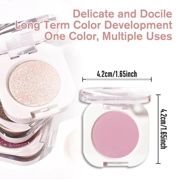 HHLTOH Pink Matte Eyeshadow, Light Peach Single Eye Shadow