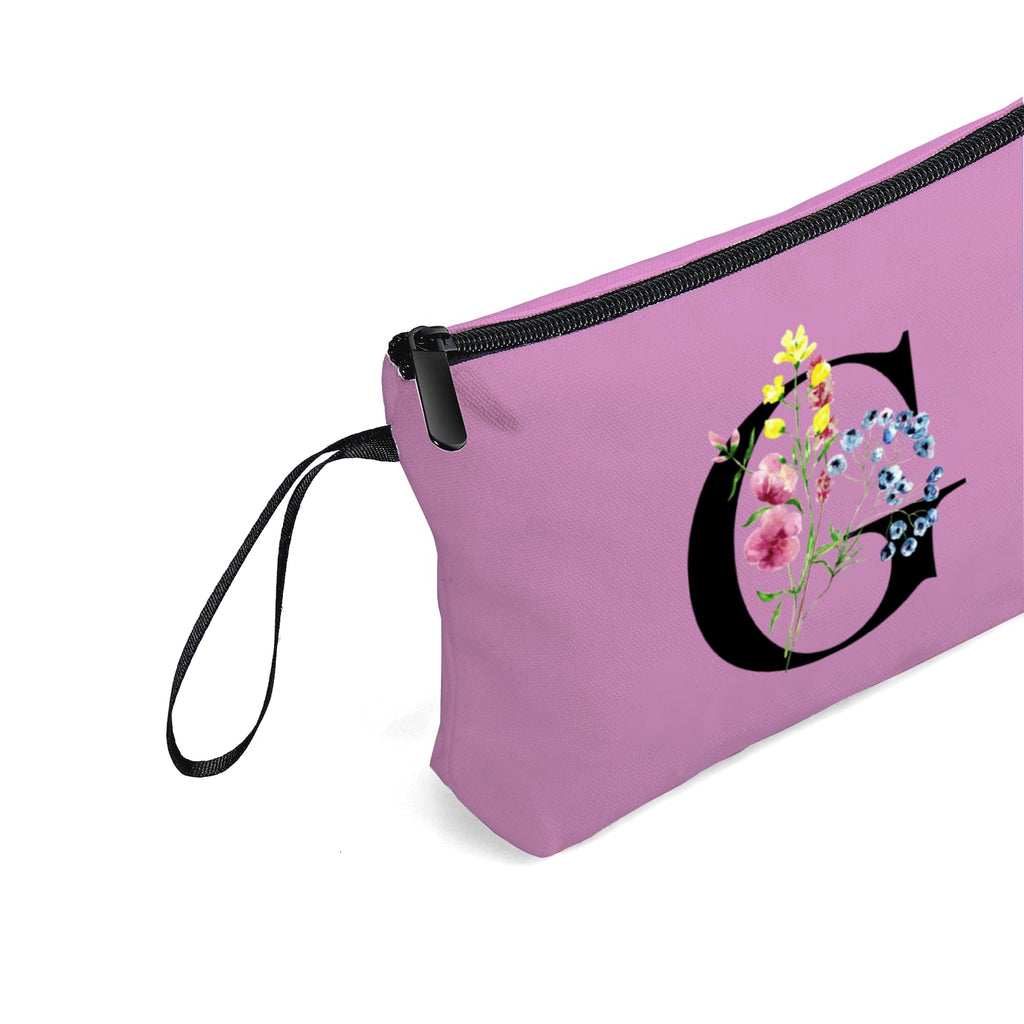 SEAMOON Maid of Honor Friendship Birthday Gifts for Women Her Aunt Sister Bridesmaid Coworkers Bride Personalized Makeup Cosmetic bag with Mirror Mothers Day Christmas Graduation G