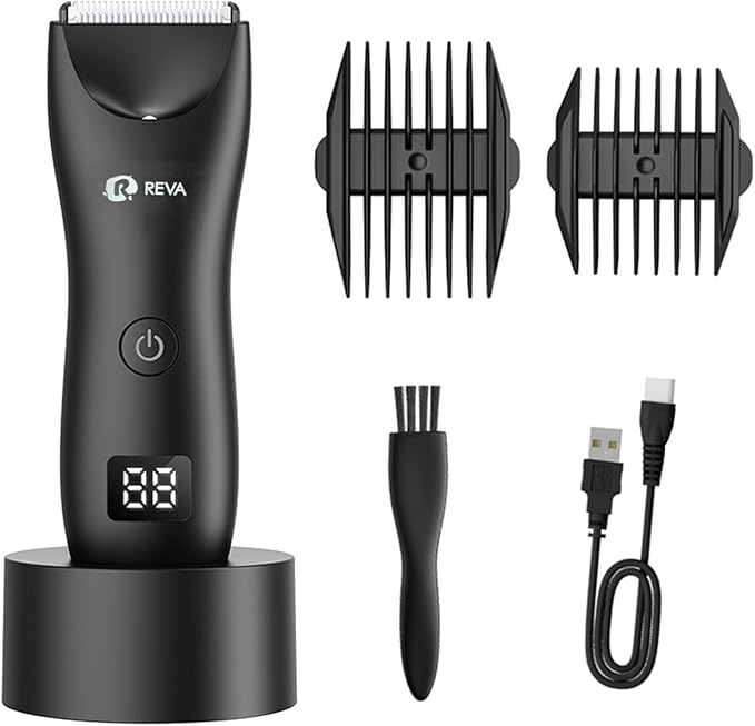 R REVA Multi Groomer All-in-One Hair Trimmer with Head Spotlight for Men & Women- Cordless Rechargeable Beard & Hair Clipper, Waterproof, Ceramic Blades, Low Noise and Fast Charging