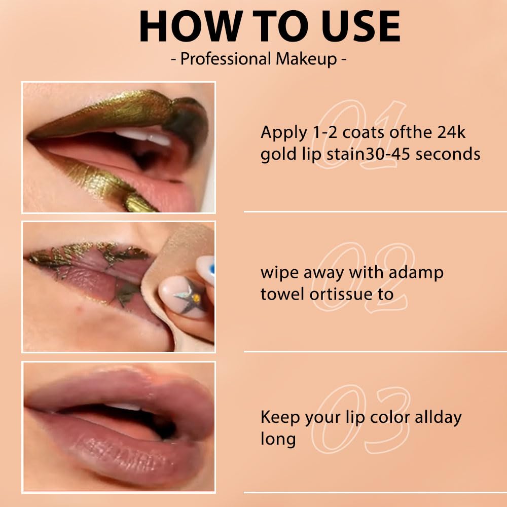 Hxssll Lip Stain Peel Off Masque - Peel Off Lip Stain Tattoo, Peel-Off Lip Tint，Long Lasting Waterproof Transfer-proof Lip Mask Lip Stains Peel Off Lip Gloss,Stay Lip Makeup D01#