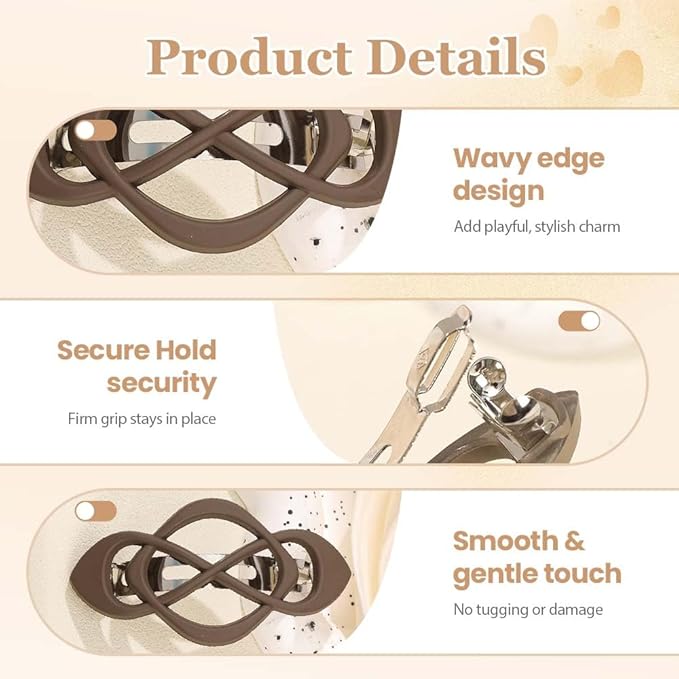 Vintage French Barrette Hair Clips, Hair Barrettes Hair Accessories for Women Girls, Elegant Retro Non Slip Clip with Classic Design Thick to Thin, Stylish Accessories Hair (Color Mixing A, 4PCS)