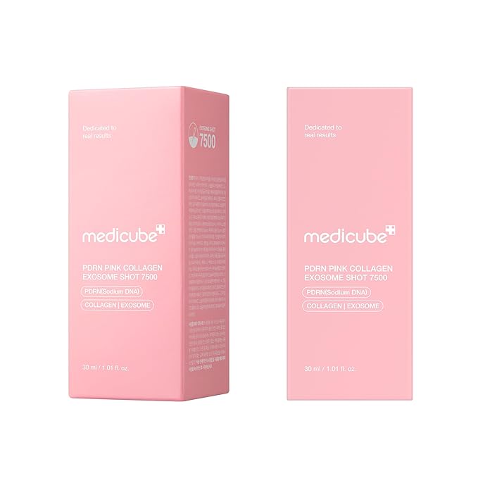 medicube Exosome Shot PDRN Pink Collagen 7,500 PPM Spicule Facial Serum