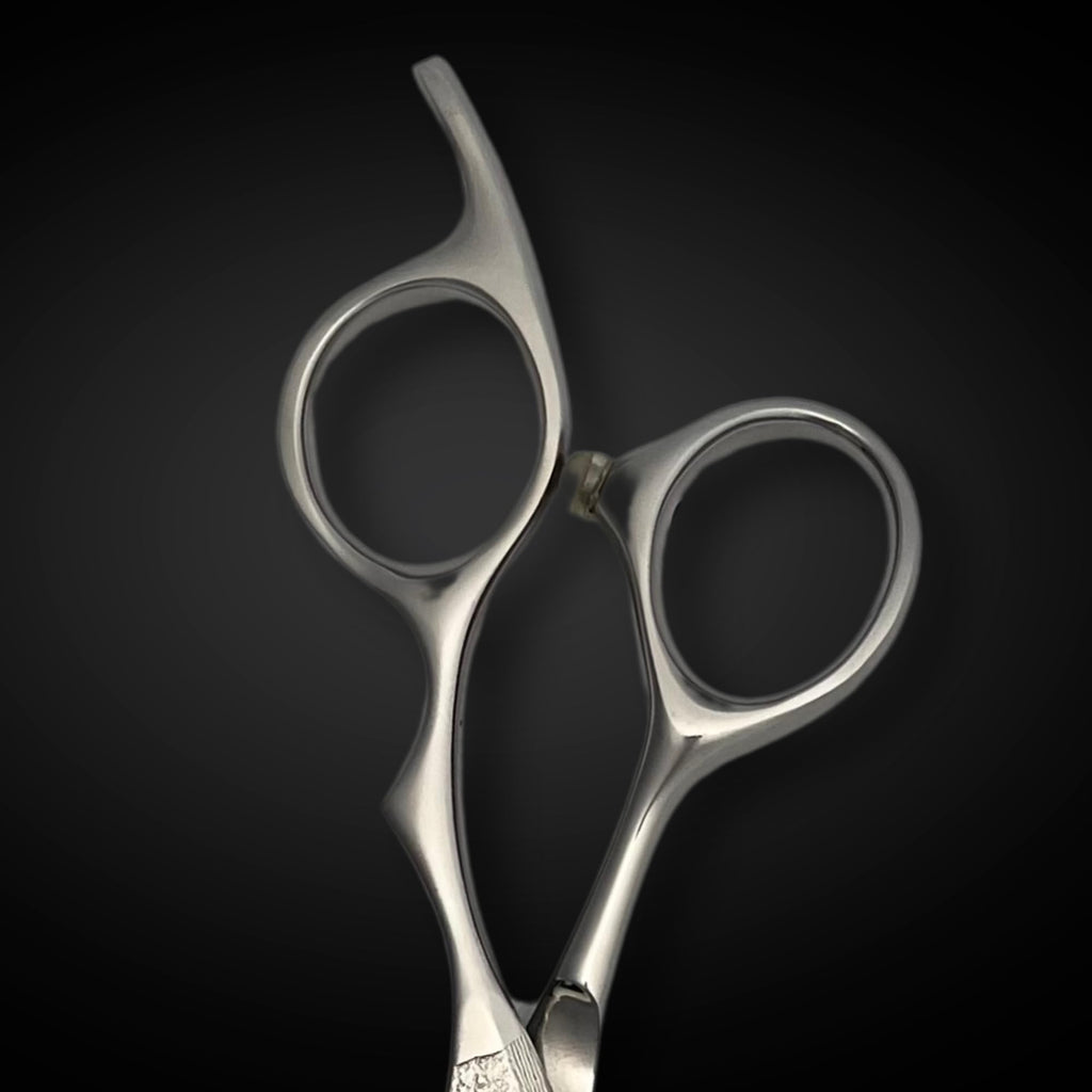 Hair Cutting Shears/Scissors Crafted from Japanese Damascus Steel - Sharp, Durable, Long-Lasting - Designed for Professional Barbers and Hairdressers (6.0 Inch Saki Dotanuki)