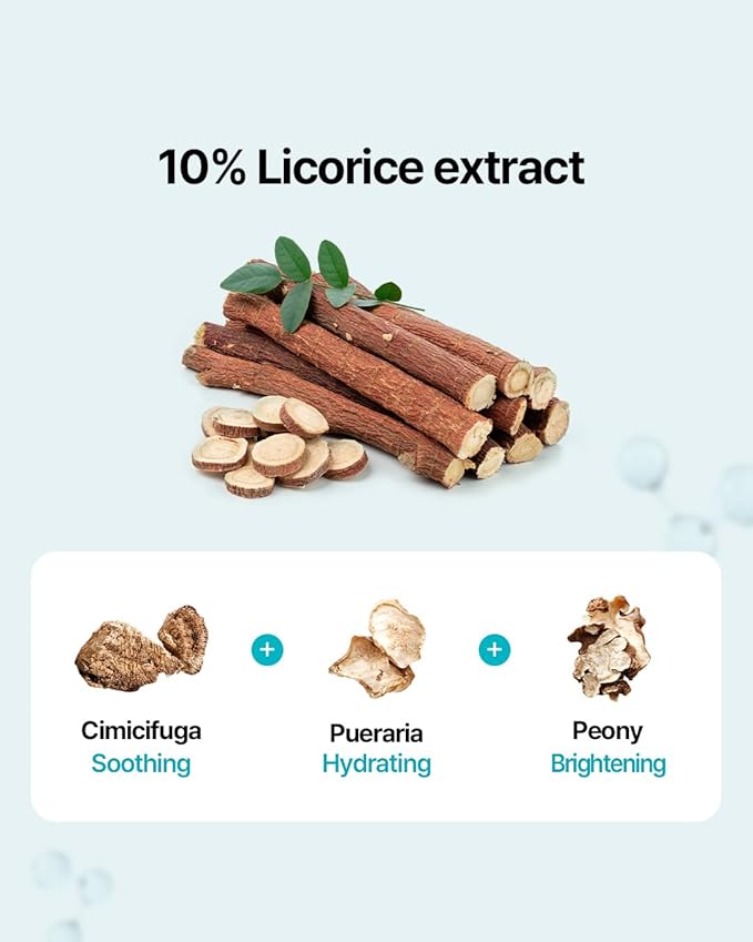 ACWELL Licorice pH 5.5 Balancing Cleansing Toner - Alcohol-Free Korean Face Toner and Astringent, Hydrating Clarifying Formula for Dull and Combination Skin, 10.14 fl.oz.