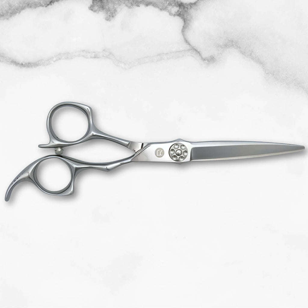 Saki Shears Grand Master Professional Hair Cutting Scissors - 6" Length - VG10 Japanese Steel Razor Edge Barber Scissors for Men and Women