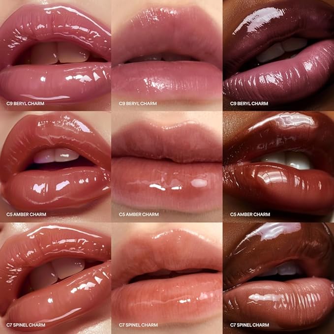 ENTROPY Makeup Glossy Lip Tint – Juicy Glow Line/Non-Sticky Hydrating Lip Gloss Tint, High Shine Finish, Buildable Sheer Color, Lip & Cheek Makeup - Water Wood Charm (Warm Nude Beige)