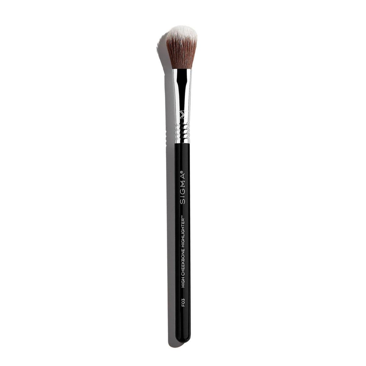 Sigma Beauty F03 High Cheekbone Highlighter™ Brush, Beveled Blending Brush